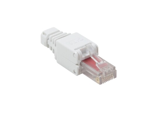 Logilink Mp0025 Rj 45 Hvit Hankjønn Cat6 22/26 Gull MP0025