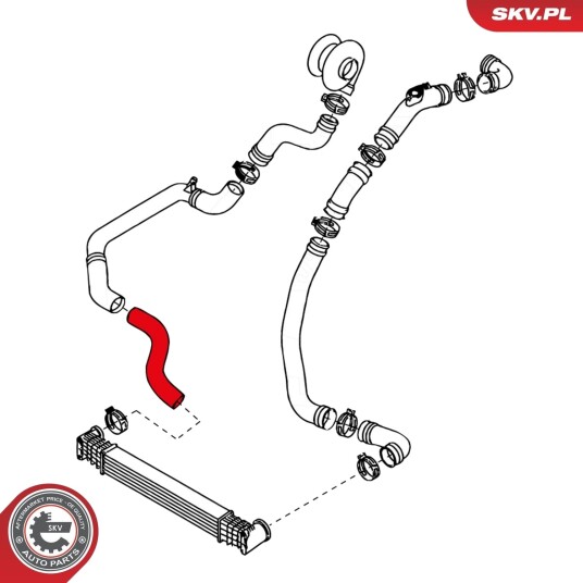 Ladeluftslange ESEN SKV 24SKV104