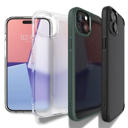 Spigen Ultra Hybrid Mobildeksel i Rød for iPhone 15 Plus
