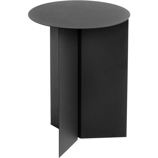 Hay Slit high sidebord Ø35 cm Black