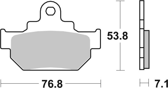 sbs 581HF Bremseklosser