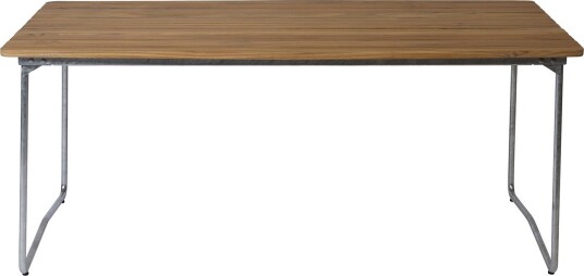 Grythyttan Stålmöbler B31 bord 170 cm Mørkerød / Svart