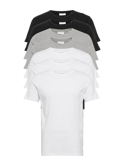 Lindbergh Basic O-Neck Tee S/S 7 Pack - XXL