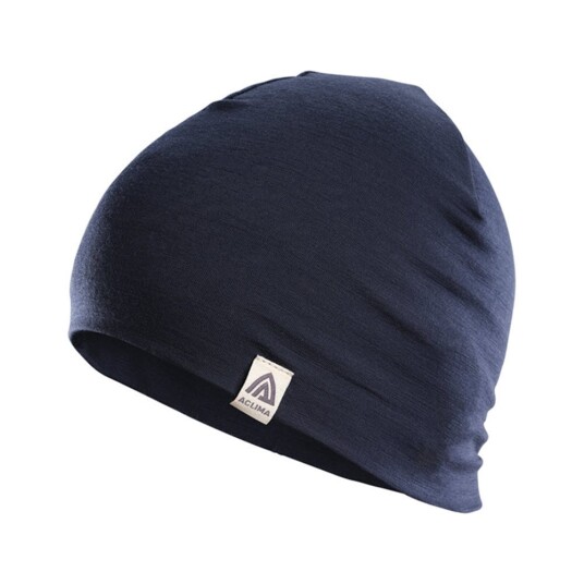 Aclima LightWool Relaxed Beanie, lue - navy blazer Aclima LightWool Relaxed Beanie, lue - navy blazer