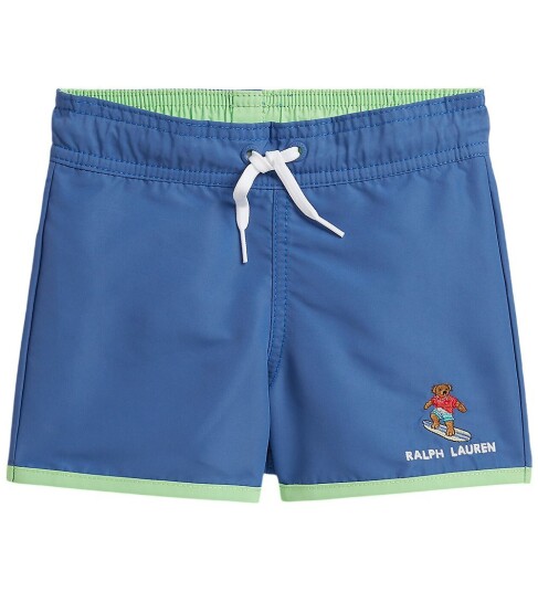 Ralph Lauren Kids Polo Bear Swim Trunk Blue 94 100