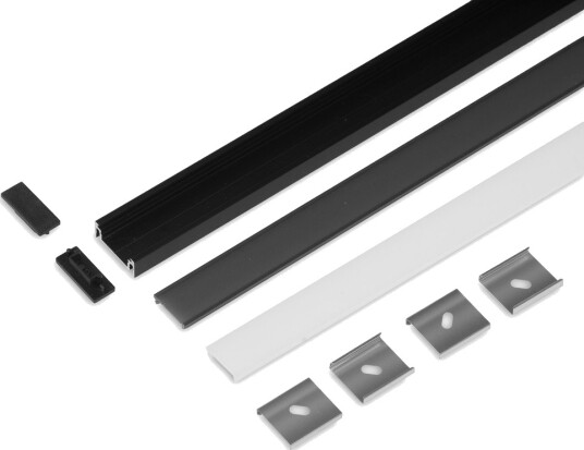 Topmet 2m sett SURFACE14.V2 + F CLICK Svart eloksert
