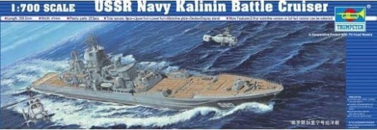 Trumpeter 1/700 USSR Navy Kalinin Battle Cruiser Trumpeter 1/700 USSR Navy Kalinin Battle Cruiser