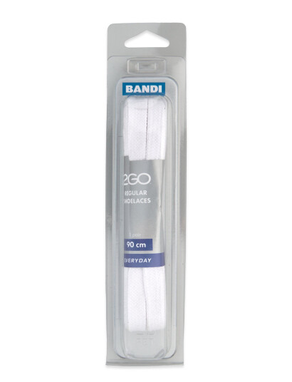 2GO 2Go Shoelace 543 - White - 90 cm