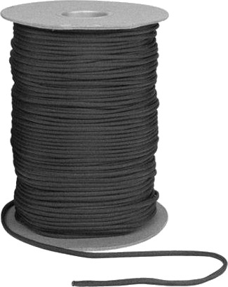 Rothco Nylon Paracord 550 lb 600 fot (182 m) på rull Svart Rothco Nylon Paracord 550 lb 600 fot (182 m) på rull Svart