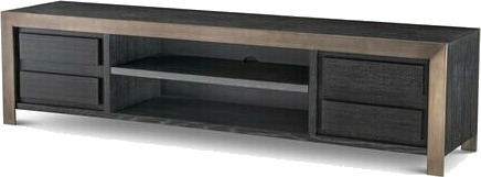 Talbot mediabänk charcoal grey