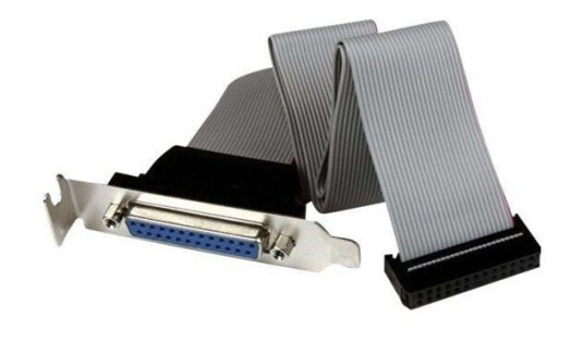 StarTech.com Low Profile 16in Parallel Port Header Cable Adapter with Bracket