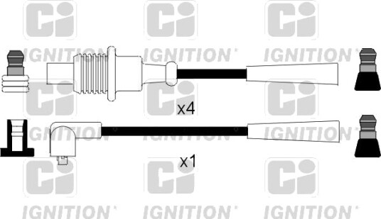 Tennplugg kabelsett QUINTON HAZELL XC1032