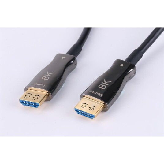Yd Electronics Optisk Hdmi 2.1 8k60hz Og 4k120hz - 40 Meter Yd Electronics Optisk Hdmi 2.1 8k60hz Og 4k120hz - 40 Meter