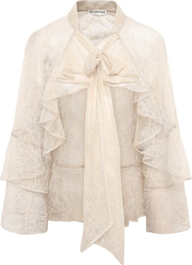 Ida Sjöstedt Allyson Blouse LIGHT BEIGE 40