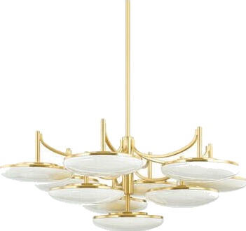 Hobart vegglampe black brass