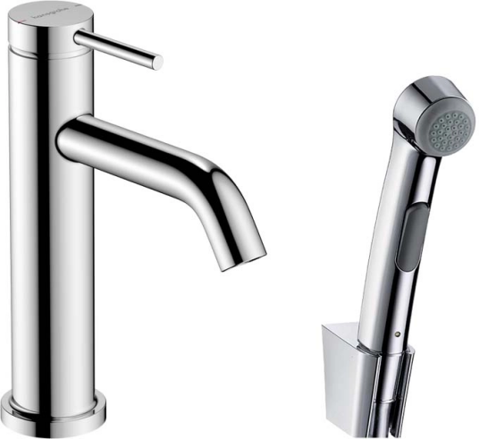 Hansgrohe Tecturis S Servantbatteri Bidettedusj og 160 cm dusjslange Krom Hansgrohe Tecturis S Servantbatteri Bidettedusj og 160 cm dusjslange Krom