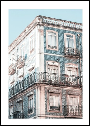 Antique Facade Plakat Plakat / 21x30cm