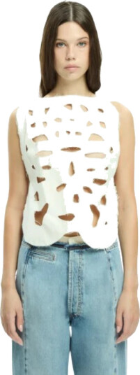 Malloni Dame Topper Beige S,