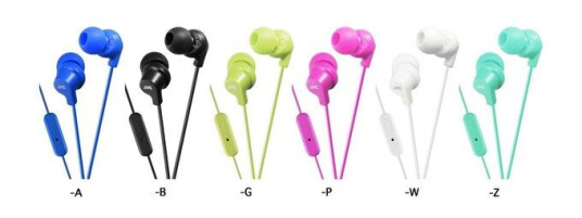JVC In Ear Headphones with remote and microphone. Blå JVC In Ear Headphones with remote and microphone. Blå