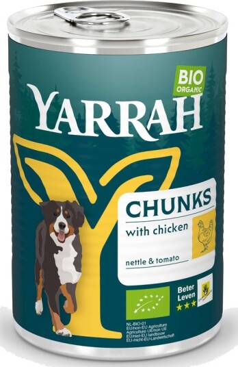 Yarrah Våtfôr Økologisk Smaksprøvepakke 6 X 3 Sorter 400 405 G