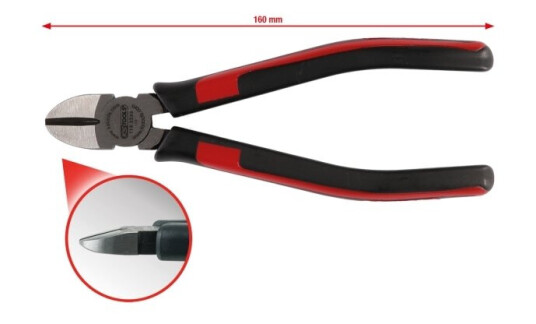 Ks Tools 115.2231 Avbitertang 16 cm Stål Svart/Rød