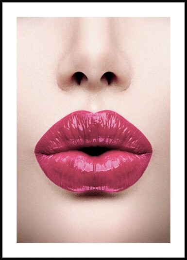 Pink Lips Plakat Plakat / 21x30cm Pink Lips Plakat Plakat / 21x30cm