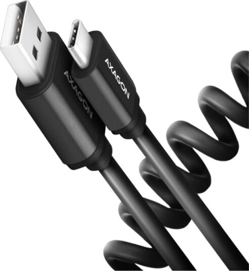Axagon Bucm-Am10tb Usb-Kabel Usb-C Hann Til Usb Hann Usb 2.0 3 A Vridd Svart