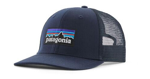 Patagonia P-6 Trucker Hat New Navy Mid Crown