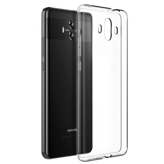 Huawei Mate 10 - Gjennomsiktig silikondeksel Huawei Mate 10 - Gjennomsiktig silikondeksel