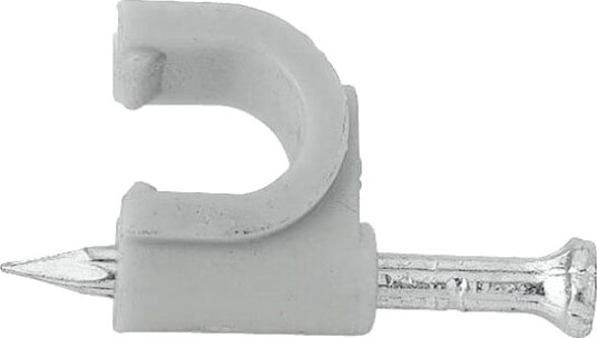 Hama GmbH Kabelklips for rund kabel 7,2mm 25 stk Grå?