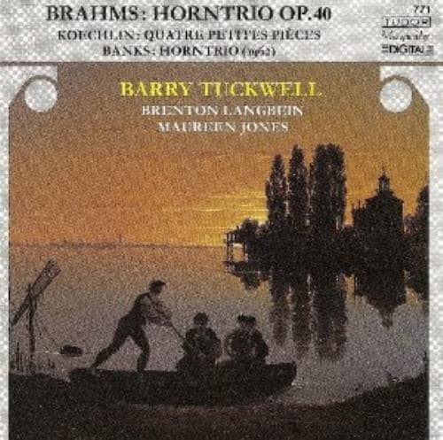 MediaTronixs Tuckwell:Langbein:Jones : BRAHMS: HORNTRIO OP:40 CD Pre-Owned
