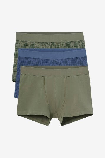 Ellos Collection Boksershorts med trykk Grønn