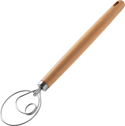 Anders Petter Classic deigvisp 33 cm natur/stål Anders Petter Classic deigvisp 33 cm natur/stål