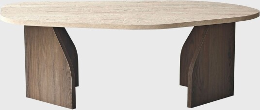 Berriaren Skrivebord 100x35x60 cm - Travertine Walnut