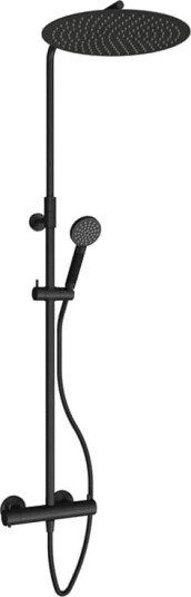 Vikingbad Hedda Rainshower Rund Svart Matt Vikingbad Hedda Rainshower Rund Svart Matt
