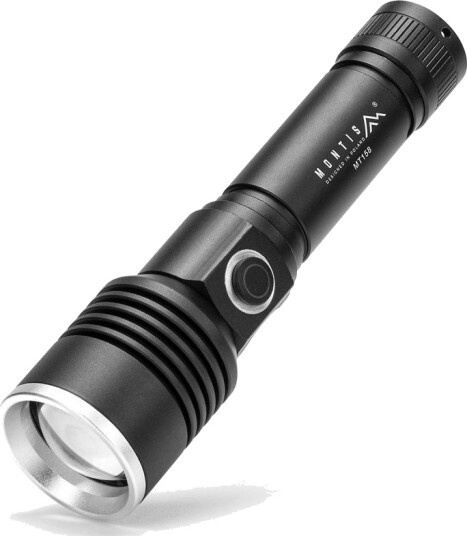 Montis MT158 LED Lommelykt - 1200mAh, 500lm, IPX4, Zoom Montis MT158 LED Lommelykt - 1200mAh, 500lm, IPX4, Zoom