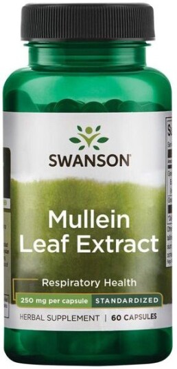 Swanson Mullein Leaf Extract - 60 Kapsler Swanson Mullein Leaf Extract - 60 Kapsler