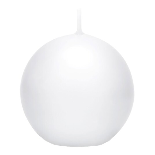PartyDeco Hvitt Kulelys - 6 cm - 10-pakning PartyDeco Hvitt Kulelys - 6 cm - 10-pakning