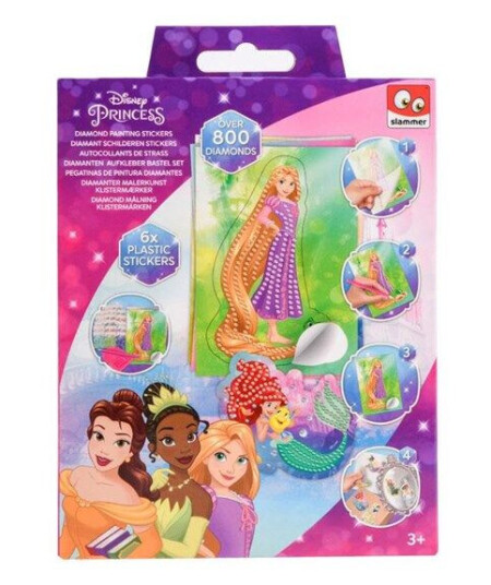 Canenco Disney Princess Diamond Painting Stickers Making
