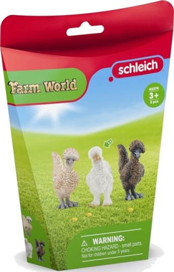 Schleich Tre Kyllingvenner Figurer - Dyr Lekesett
