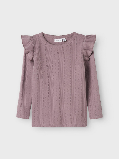 Name It Julia Long Sleeve Slim Top Rosa 110