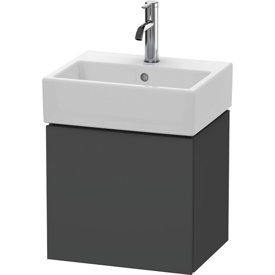 Duravit L-Cube Servantskap m/1 dør høy 434x400x341 mm Grafitt Matt Duravit L-Cube Servantskap m/1 dør høy 434x400x341 mm Grafitt Matt