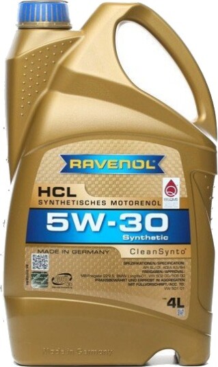Motorolje RAVENOL HCL 5W30 4L Motorolje RAVENOL HCL 5W30 4L