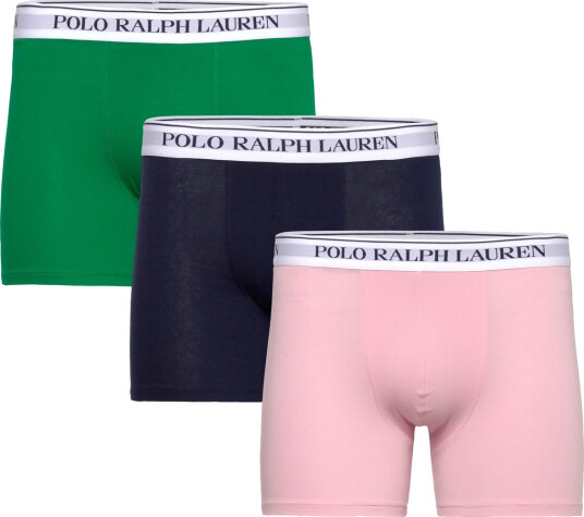 Polo Ralph Lauren Stretch Cotton Boxer Brief 3 Pack Multi/patterned S