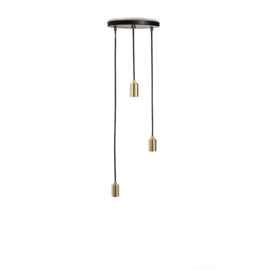 Tala Triple Taklampe Messing Tala Triple Taklampe Messing