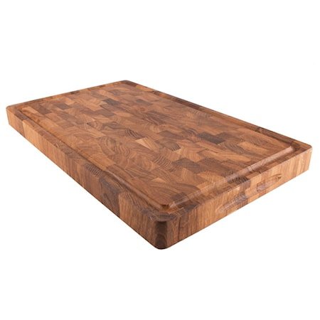 Skjærebrett Ek Med Renne 50x30x4 cm