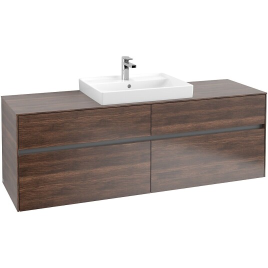 Villeroy & Boch Collaro Servantskap med 4 skuffer 160x50x54,8 cm u/lys Arizona Eik Villeroy & Boch Collaro Servantskap med 4 skuffer 160x50x54,8 cm u/lys Arizona Eik