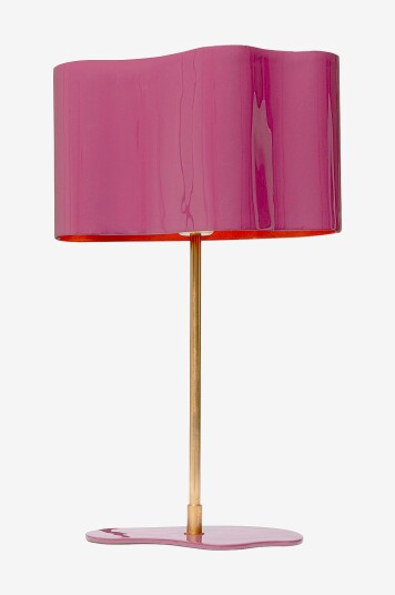 KARE Design   Bordlampe Cloudy Oval Plum 49cm   Lilla
