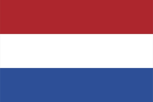 Nederlandsk Flagg Klistremerke