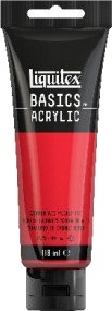 Liquitex Basics 118 Ml Kadmiumrød Medium Hue 151 Liquitex Basics 118 Ml Kadmiumrød Medium Hue 151